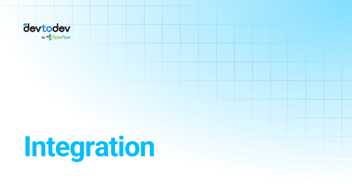 Integration | Documentation | devtodev