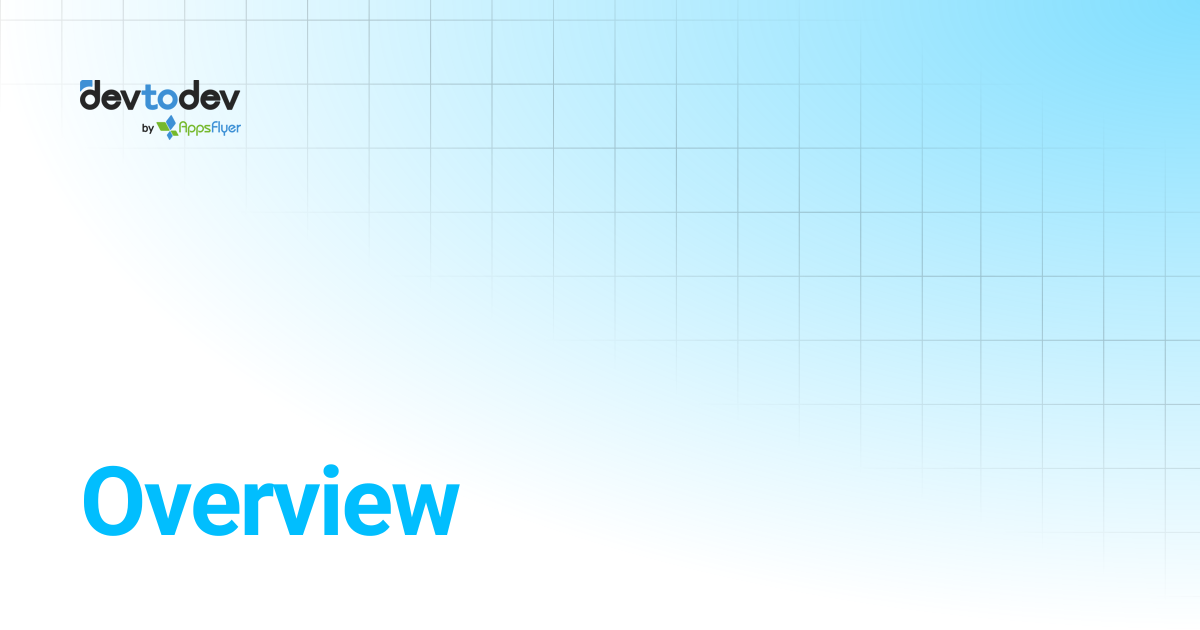Overview | Documentation | devtodev