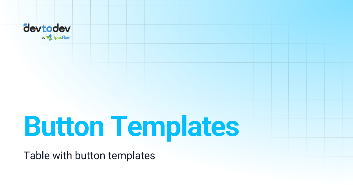 Button Templates | Documentation | devtodev